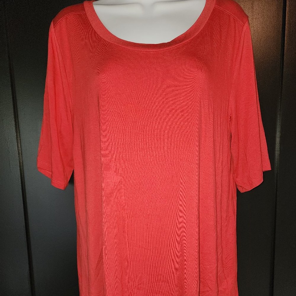 Lularoe Red Boyfriend T Sz XS